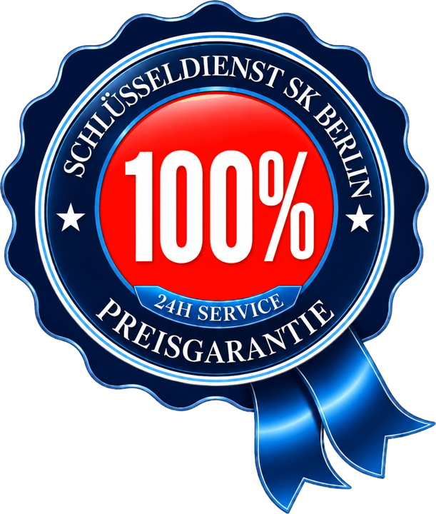 100 % Preisgarantie – Siegel des S&K Schlüsseldienst Berlin