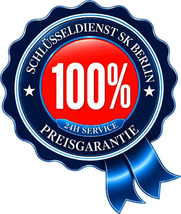 100 % Preisgarantie – Siegel des S&K Schlüsseldienst Berlin